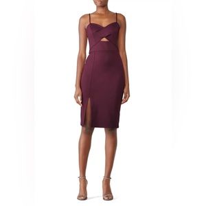 Shilla Crossover Midi Dress